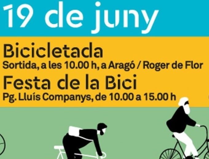 BICICLETADA I FESTA DE LA BICICLETA DE BARCELONA 19/06/2022