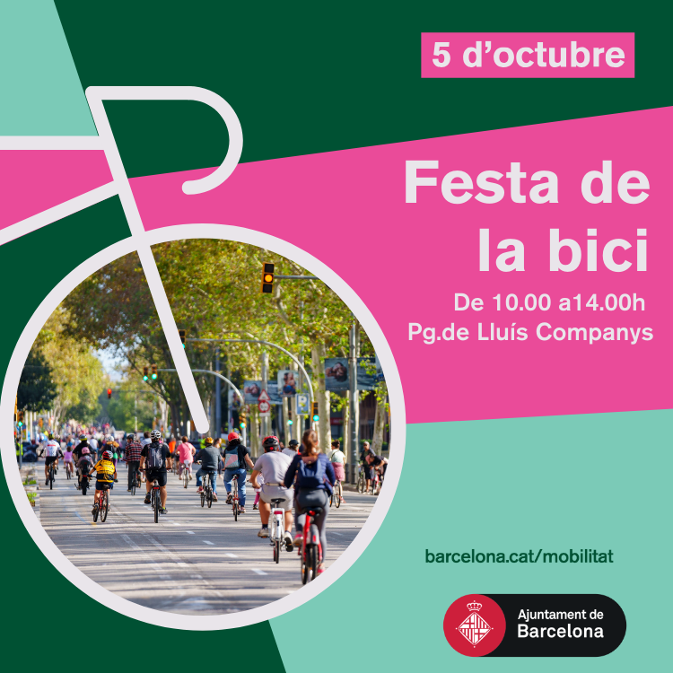 Bicicletada y fiesta de la bicicleta de Barcelona